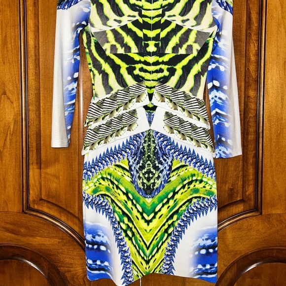Roberto Cavalli Long Sleeve Mini Dress - Picture 4 of 5